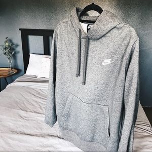 Nike Grey Cotton LS Hoodie